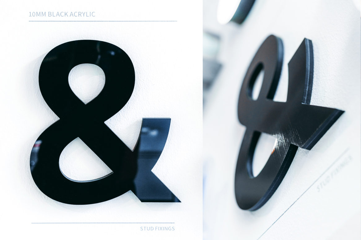 GlyphicsAmpersands_16_10mm-Black-Acrylic-1166x777